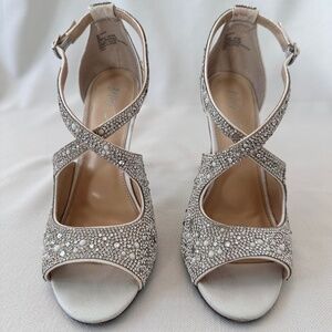 Show stopping Betsy Johnson jewelled heels.